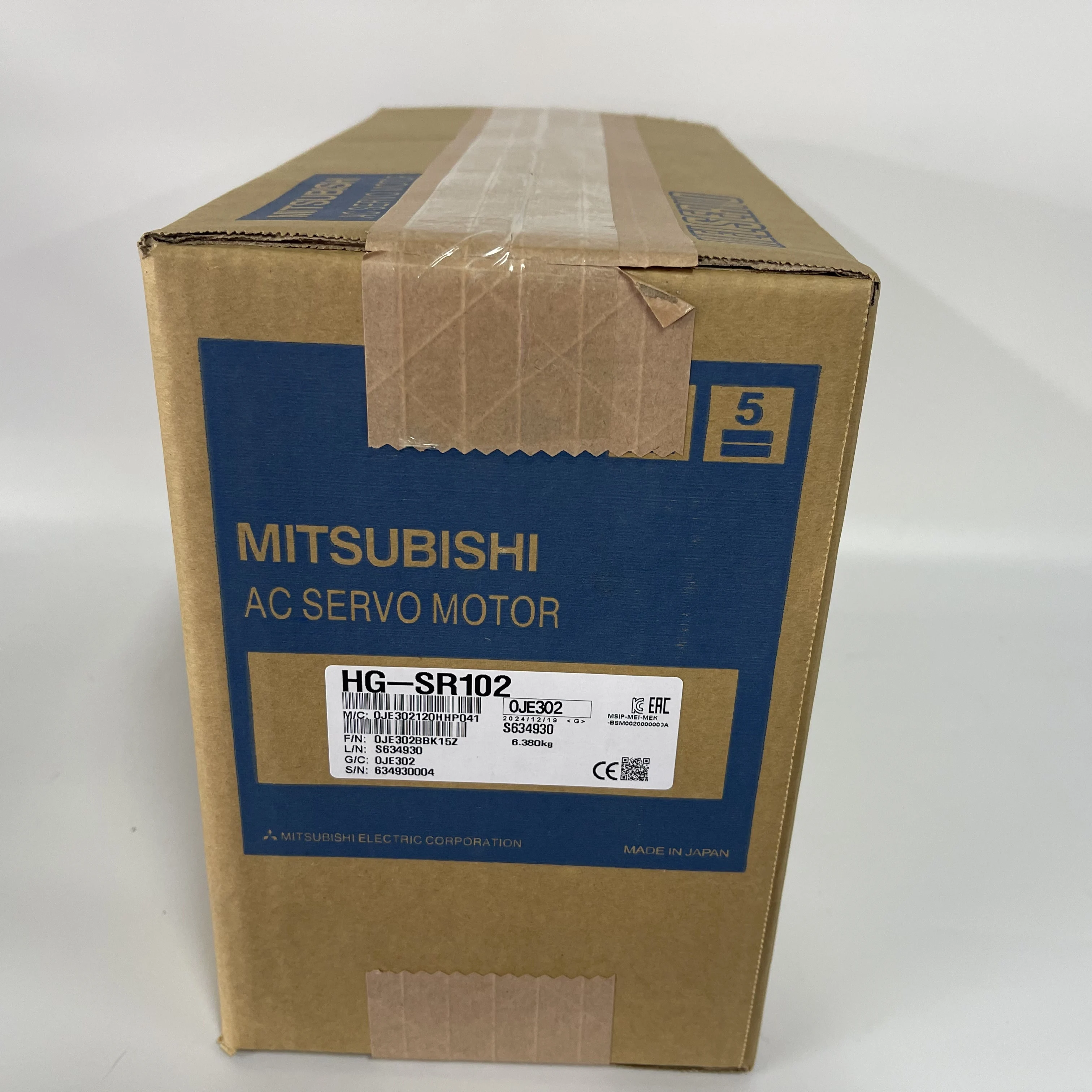 Mitsubishi AC Servo Motor HG-SR102 Mitsubishi AC Servo Motor HG-SR102