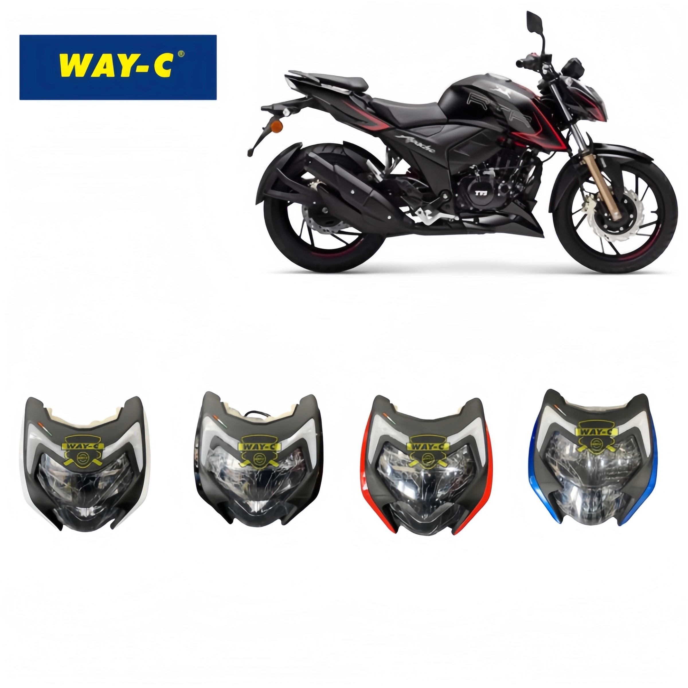 N9225720 Motorcycle LED Headlamp Assy for TVS APACHE RTR 200