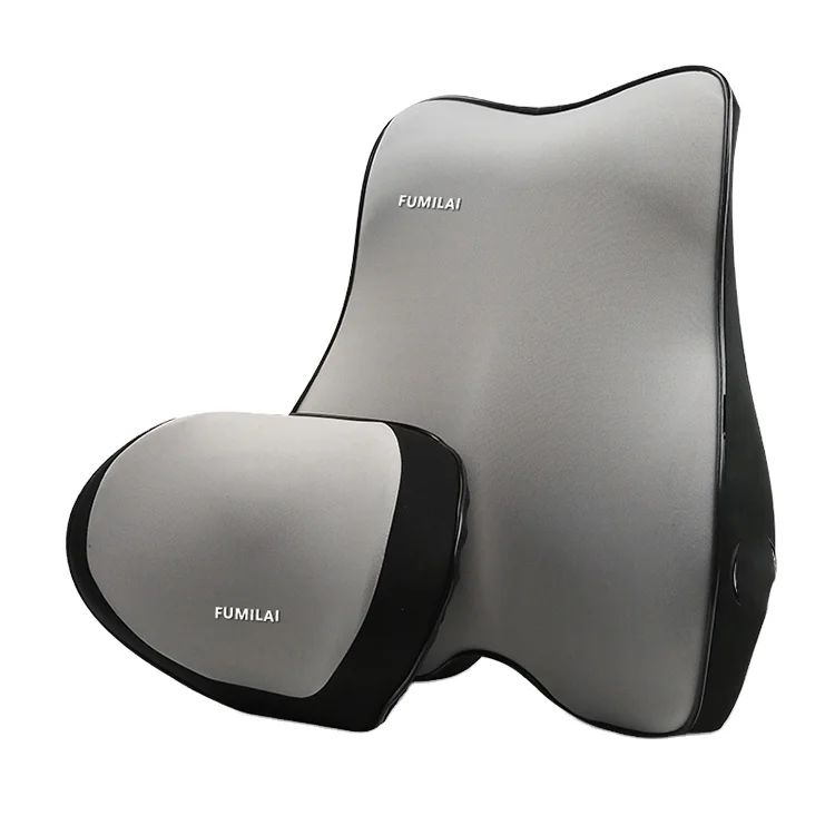 Автомобильная подушка для шеи на подголовник автомобиля опора поясницы и спины подголовника с эффектом памяти водителя