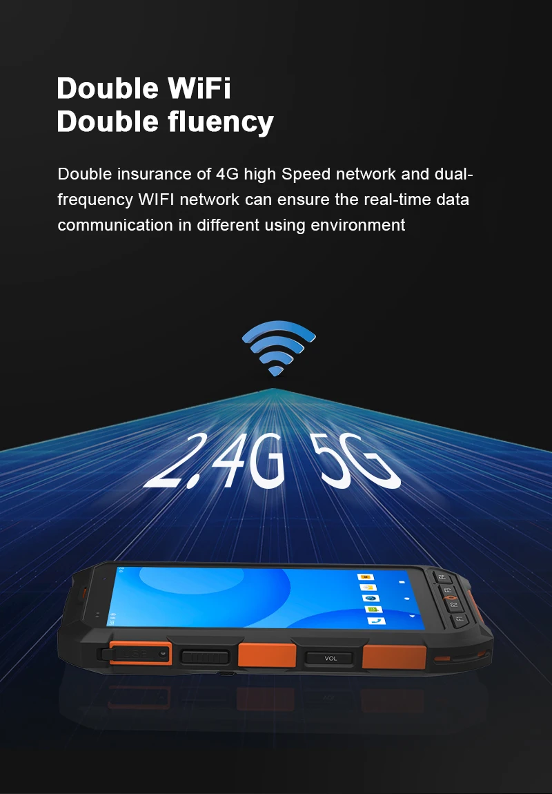 Rugged Android 13 Handheld PDA Scanner OCBS-C6 with 2D Barcode Reader ...