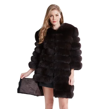 High Quality 2022 Winter Plus Size Women's Coats Women Fox Fur Coat For Ladies