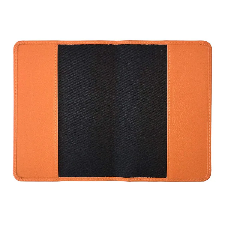 Customized Fake Leather Passport Holder and Luggage Tag Travel Set