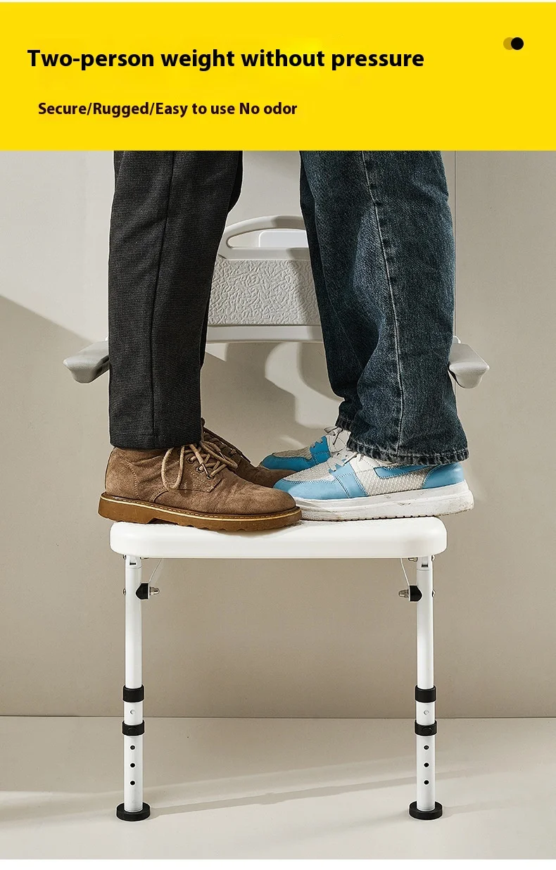product wall mounted shower chair for elderly or disabled bathroom folding stool seat with rehabilitation therapy supplies-14