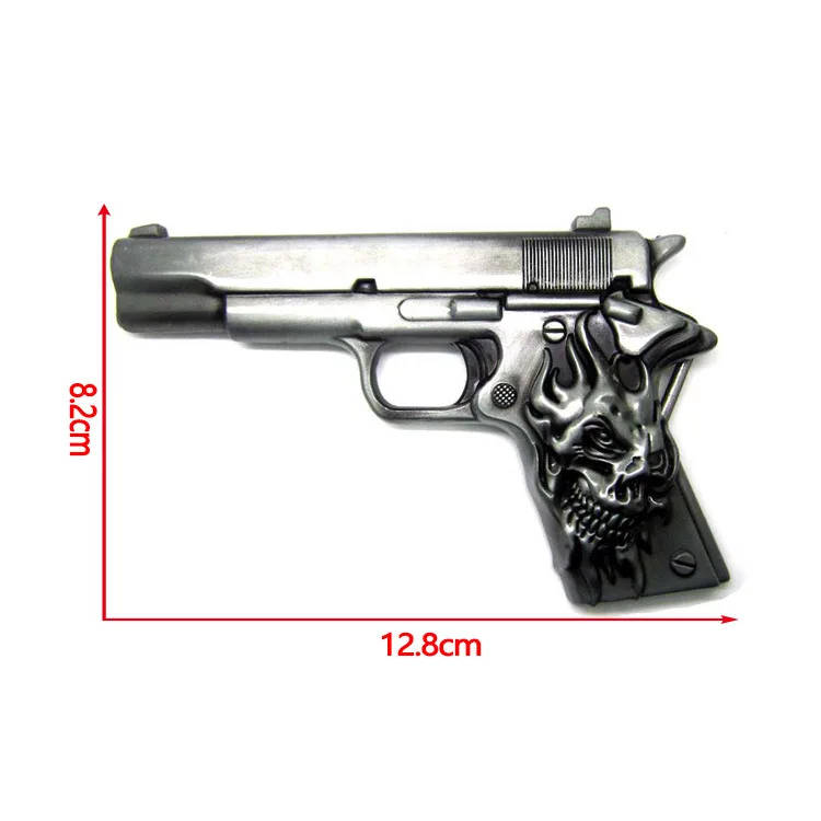 Zinc Alloy 3d Gun Shape Belt Buckles 40mm Inner Size Buy Western