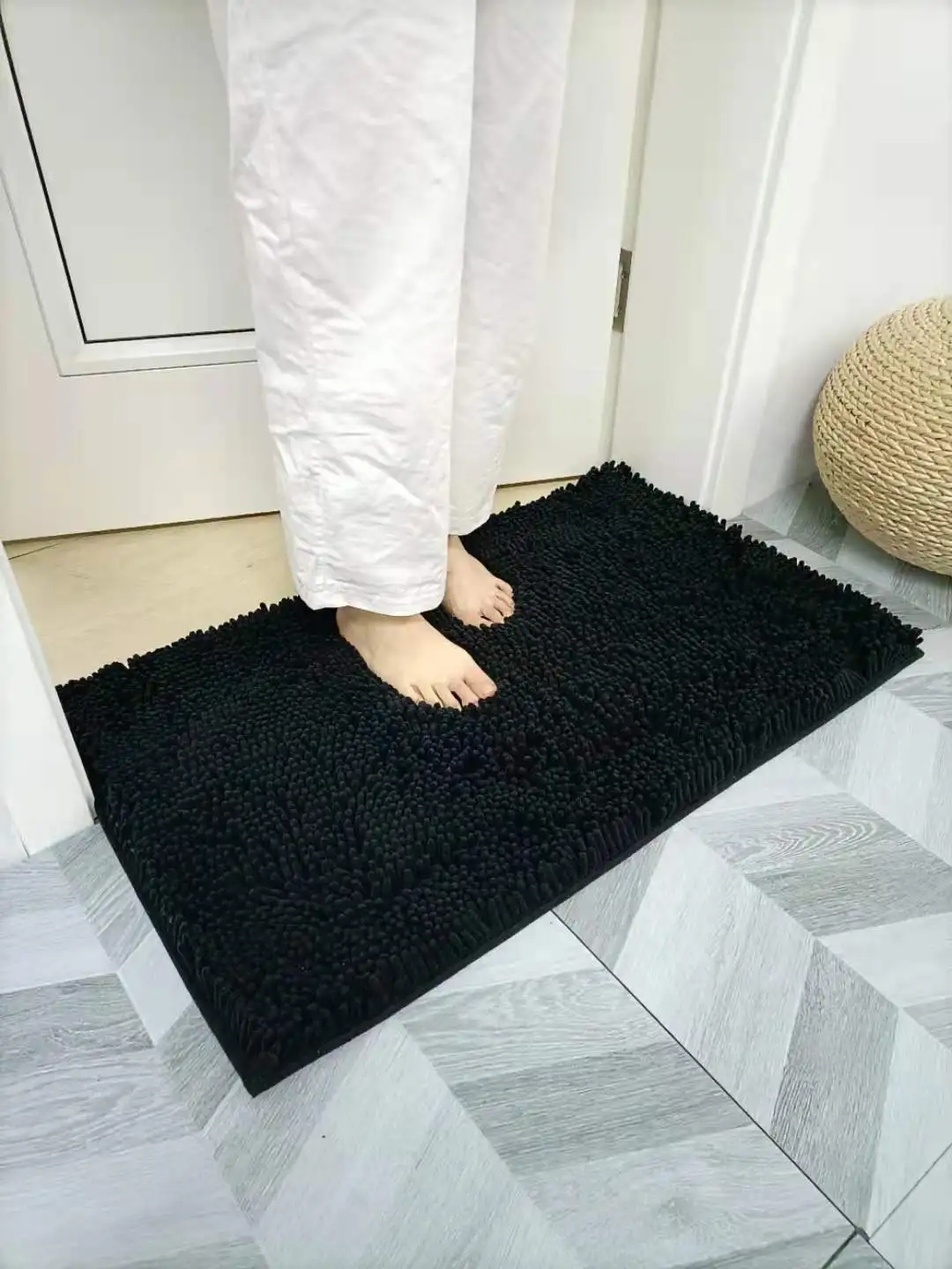 50x80cm Size Long Microfiber Chenille Bathroom Mat Bath Rug Sets Buy