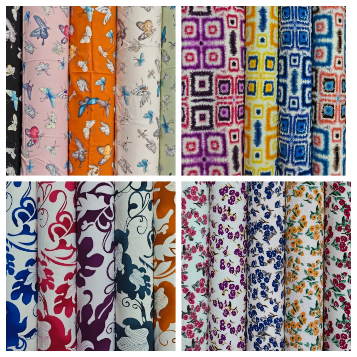 Keqiao Textiles Polyester Spandex Fabric Printed Fabrics of Stretch Printing Stocklot Dirac Somali Set for Fashion Dress