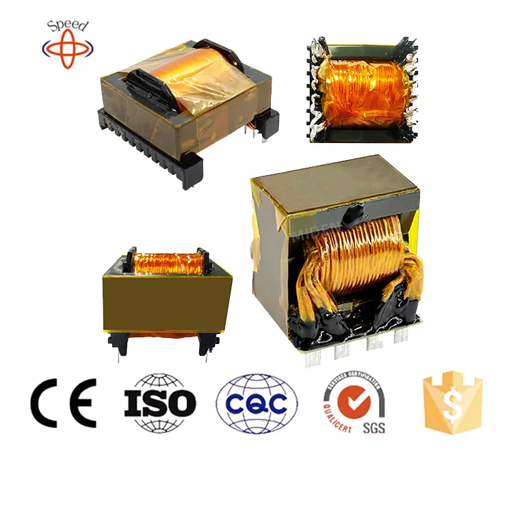 Ultra Low Inductors Coils 96x80x49mm Size Encapsulated EF20 12V LED PQ2620 ERL28 High Frequency Power Supply Transformer
