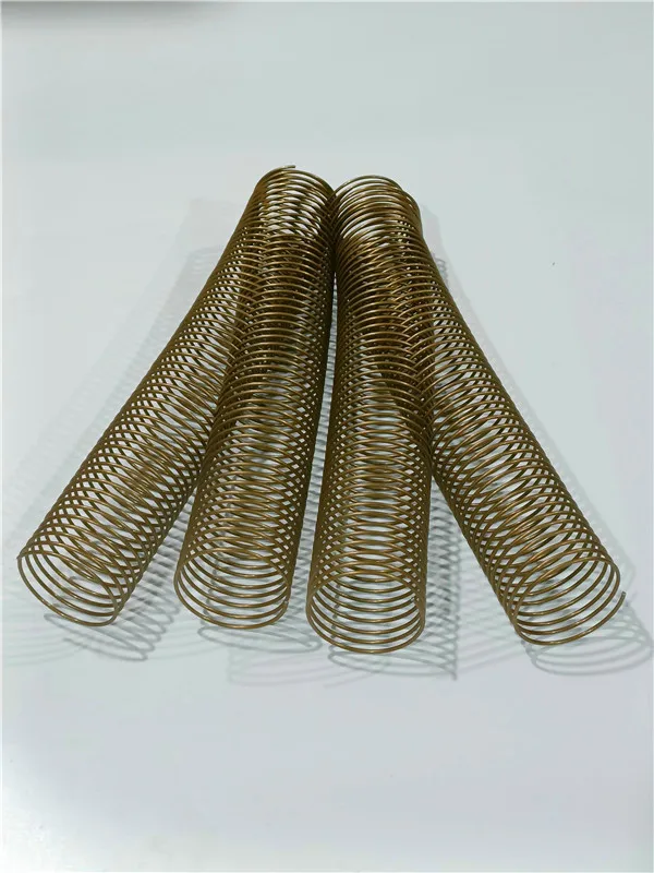 製本用銅カラーメタルシングルスパイラルコイルワイヤー