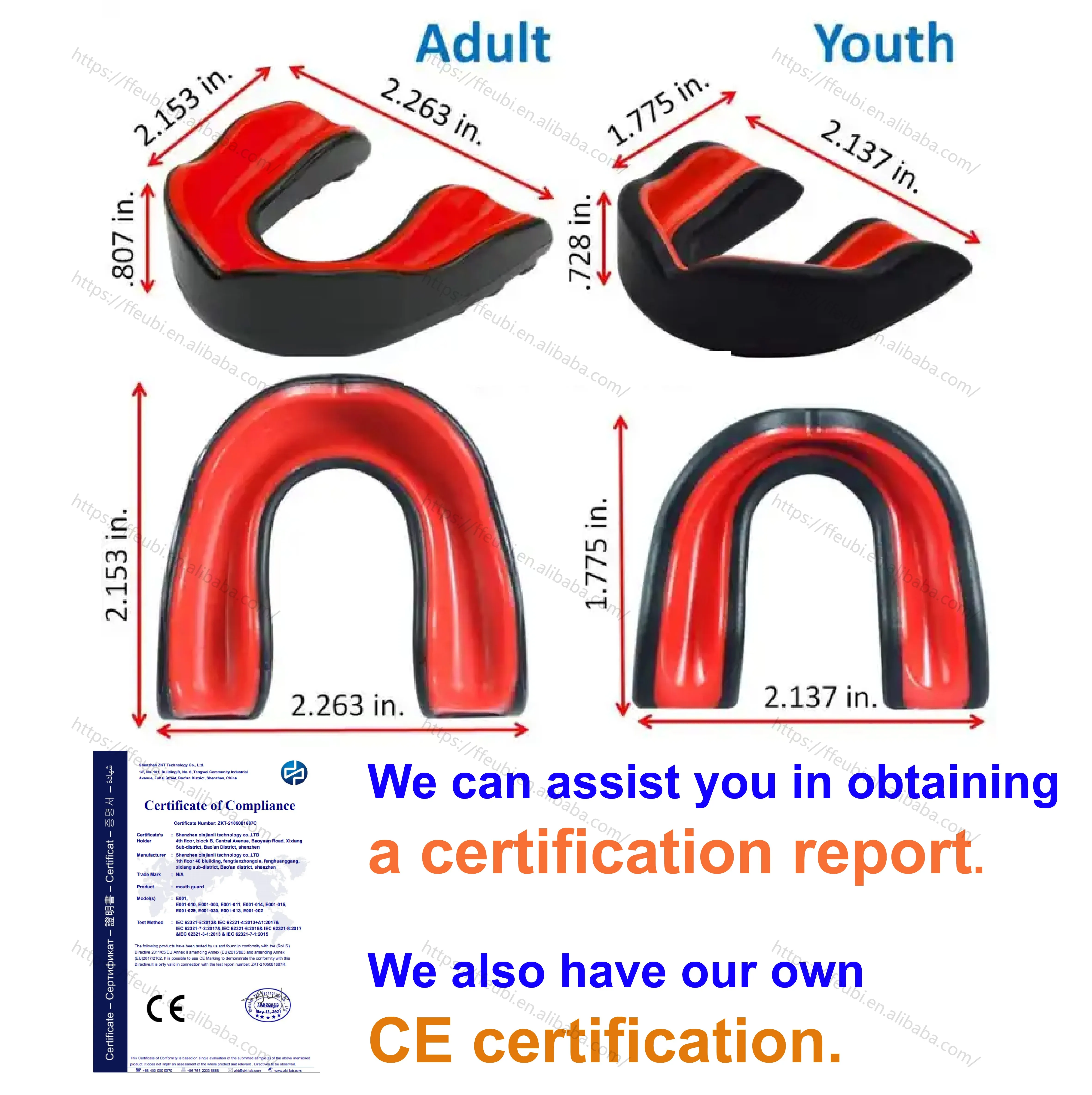 Quality OEM Service Men Mouth Guards in Factory Price Online Shopping Factory Made Men Rubber Plastic Mouth Guards