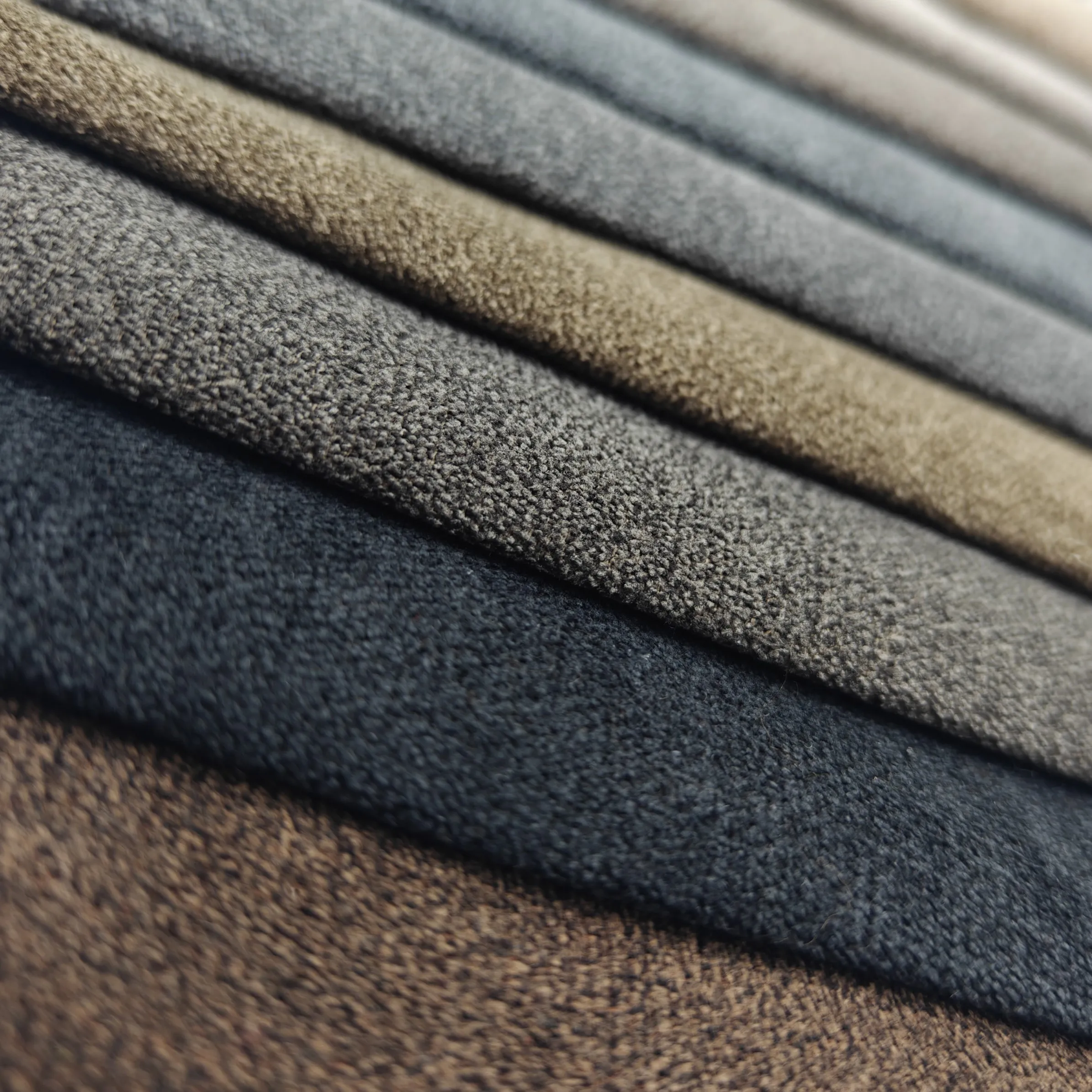 NO MOQ Home Textile 100%  Polyester Two-Tone Sofa Fabric Material for Sofa