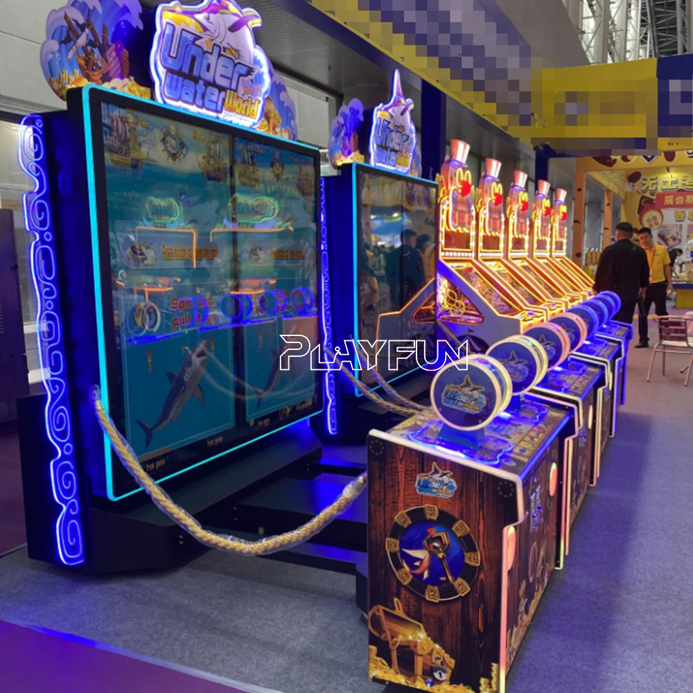 Playfun 65” LCD Underwater World Interactive Redemption Fishing