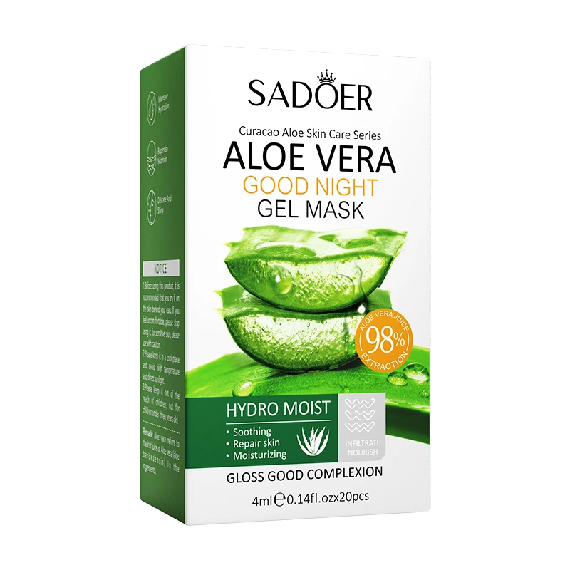 SADOER Aloe Goodnight Frozen Film Hydrating Oil Control Moisturizing  Refreshing and Hydrating Wholesale Facial Sleeping Mask