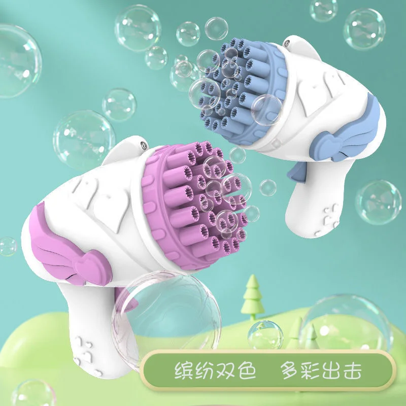 Большая автоматическая пластиковая пусковая установка с 69 отверстиями, установка для выдувания ракет, пузырьковая пушка, 2022, игрушечный автомат, Электрический пузырьковый пистолет