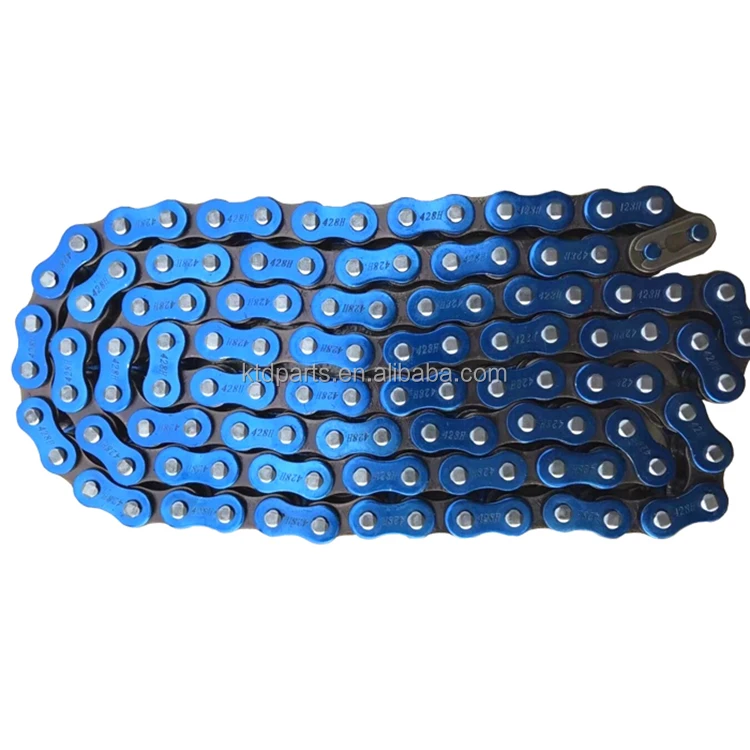 KTD High Quality Colored Roller Chain 428H 420H 428 420 Motorcycle Chain