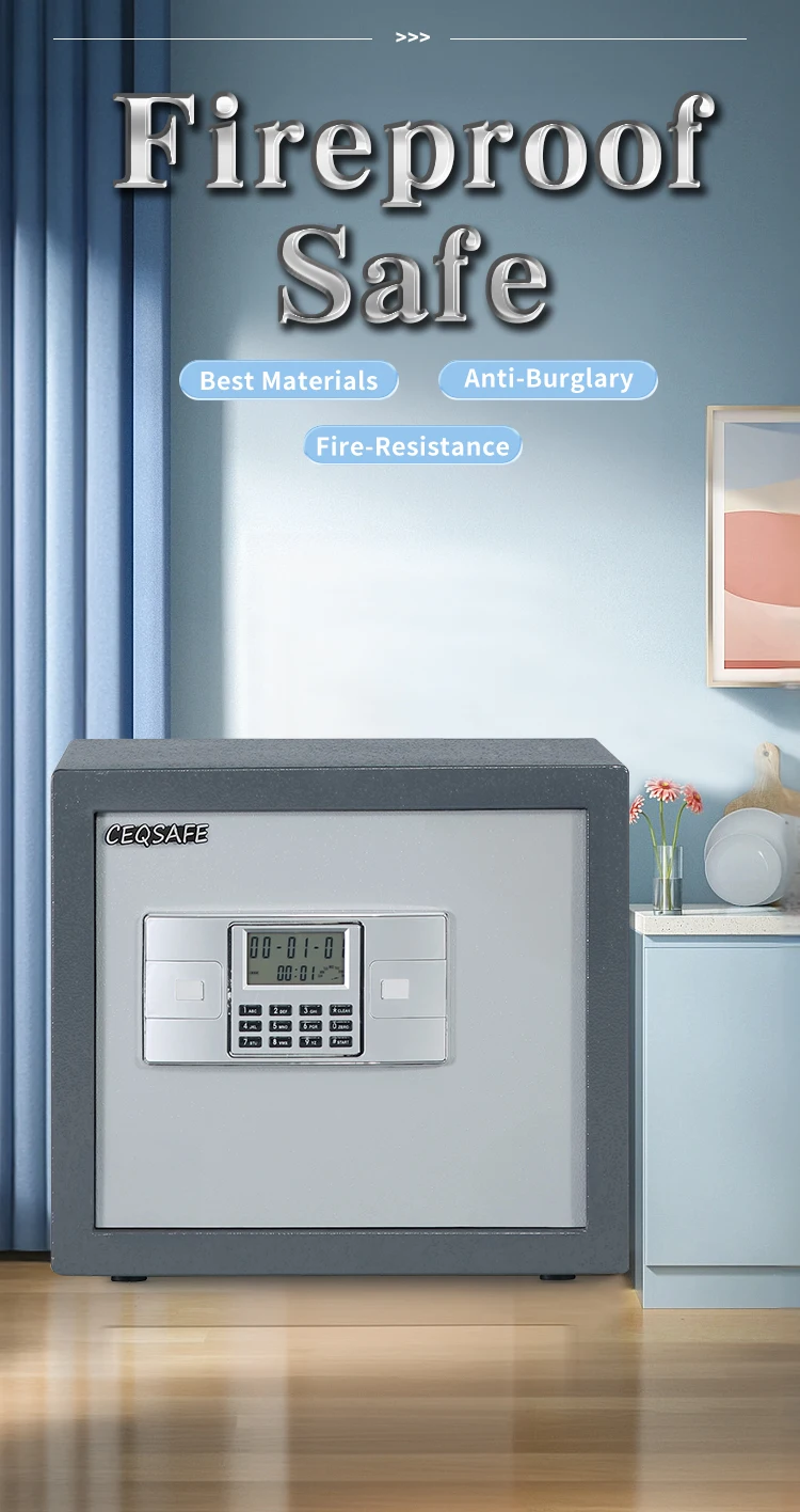 CEQSAFE High-end Fire Resistant&Hotel Electronic Digital Safety Safe Box for Home supplier