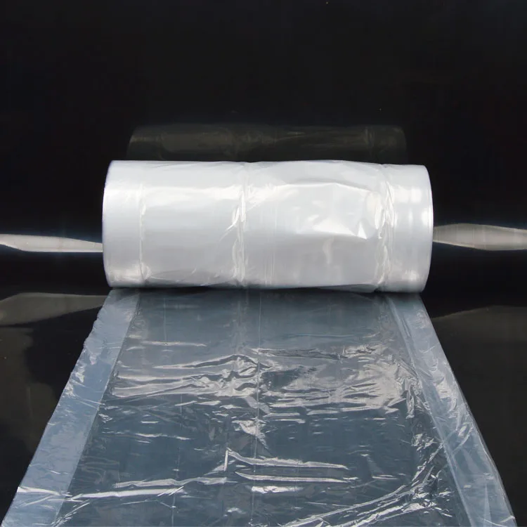 Custom Eco Friendly Poly clear Hanger Transparent Dry Cleaning Plastic Clothes Bag Garment Bag on Rolls for Dry Cleaning Laundry