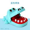 mini hand biting crocodile blue