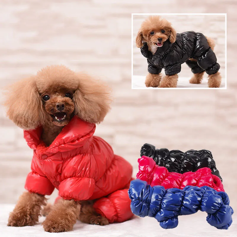 Высококачественное зимнее теплое мягкое водонепроницаемое флисовое пальто для домашних животных