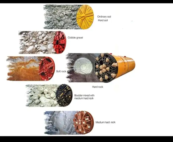 TBM Pipe Jacking Micro Tunnel Boring Machine 1200mm Diameter