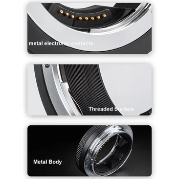 VILTROX EF-GFX Pro Auto Focus Lens Mount Adapter Ring Anti-shake EXIF Transmission for Canon EF/EF-S Lens to Fuji GFX detail image