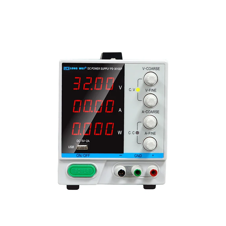 30V 10A DC Switching Power Supply LONGWEI PS-3010DF Bench Equipment for Testing & Charging