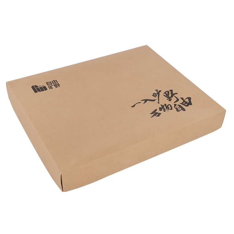 Custom Portable Food Packing Pizza Box Kraft Paper Box With Printed Logo