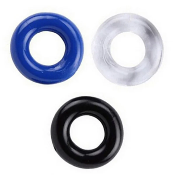 Wholesale Silicone Cock Ring Sex Toy Delay Ejaculation Penis Ring Set Erection Aid Penis Enlarger