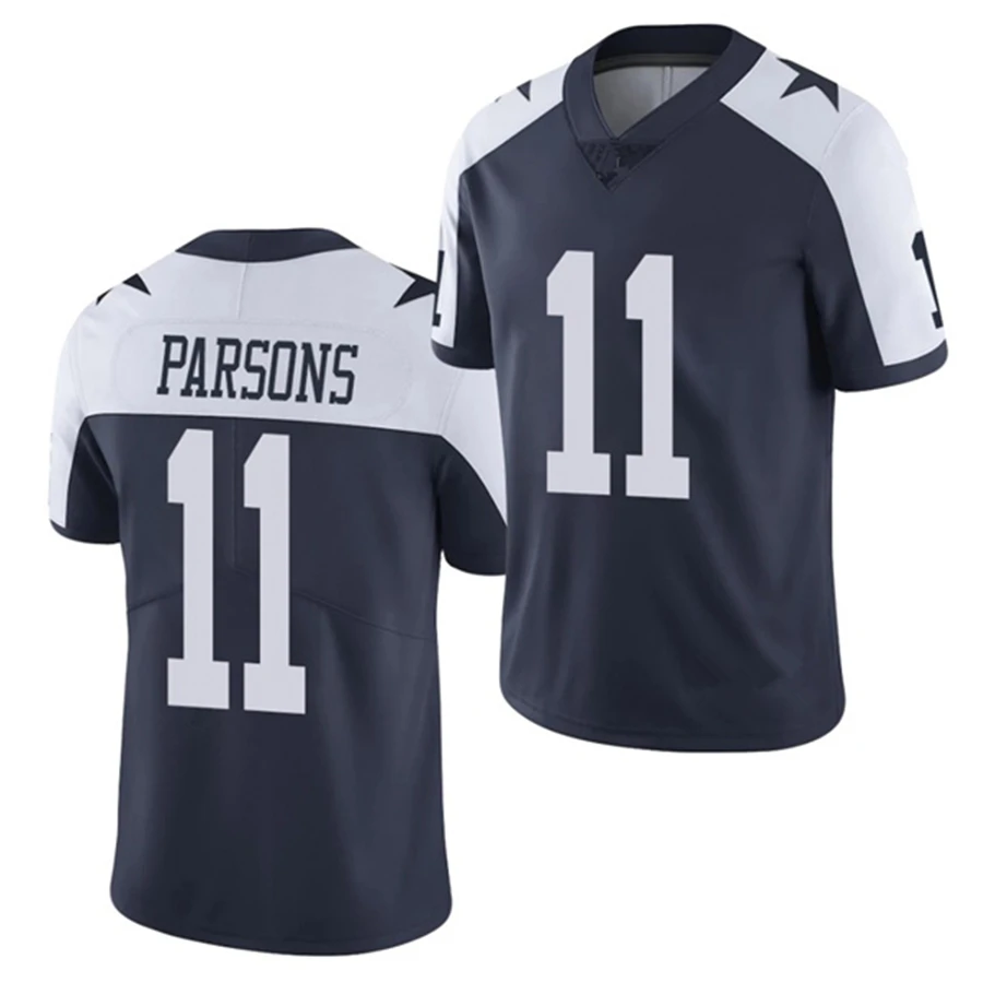 Men's Dallas Cowboys #11 Micah Parsons Navy Blue Ageless Must Have Lace Up  Pullover Hoodie on sale,for Cheap,wholesale from China