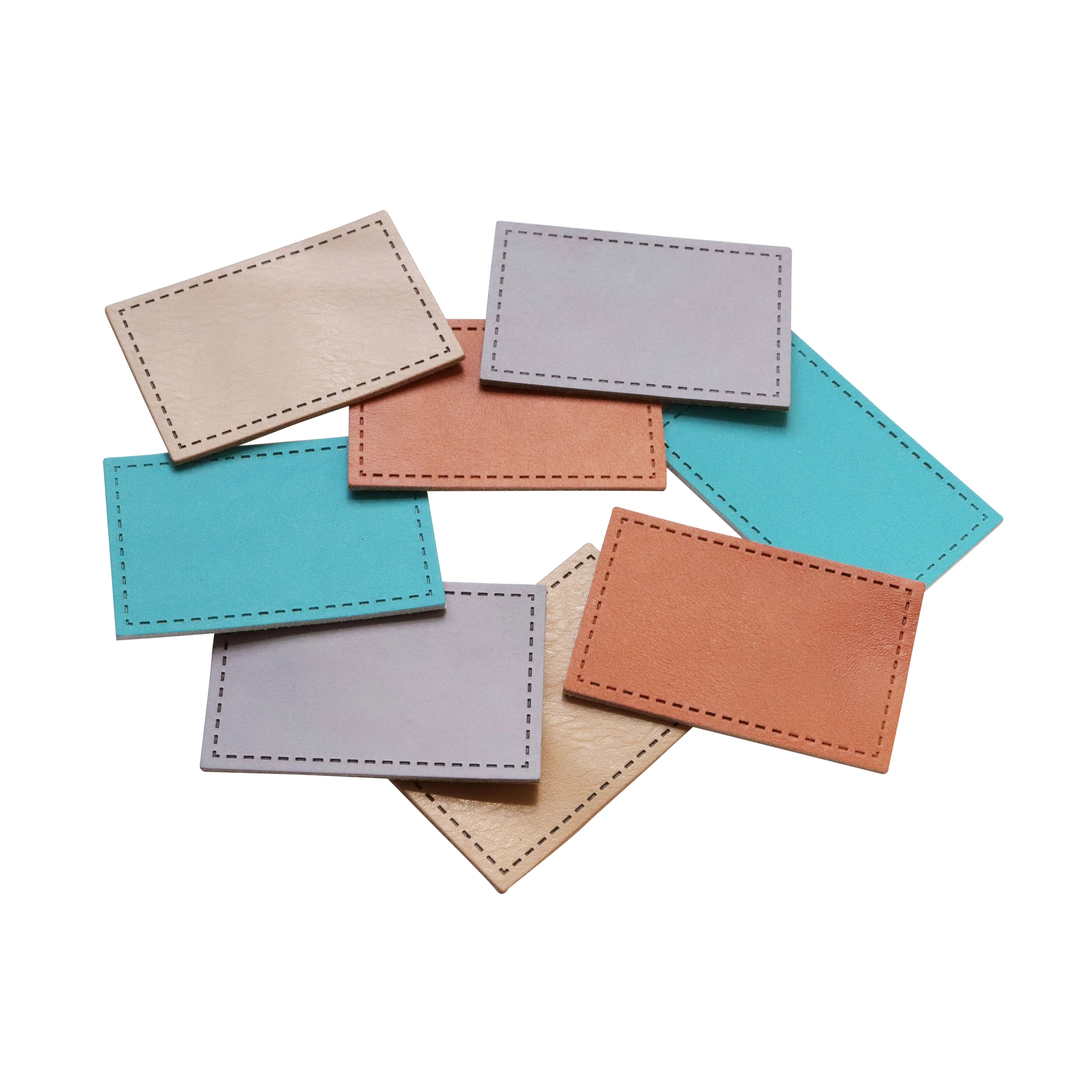 Индивидуальные самоклеющиеся Накладные на заказ железные коже патчи пустые для шляпы джинсы 2x3 размер натуральная кожа этикетка