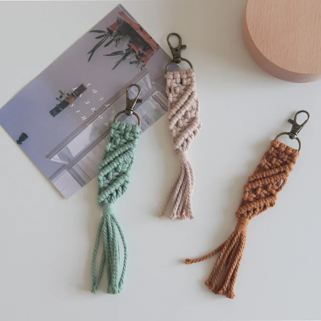 Mini Bohemian Tassel Keychain Handmade Accessories for Cars and Kids Baby & Kids Decor
