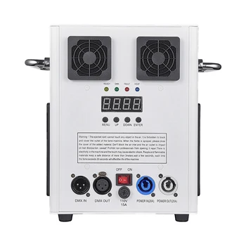 Topflashstar 600W White Stage Effect Cold Spark Machine Remote DMX Control for Wedding Stage Party Indoor Outdoor Performance