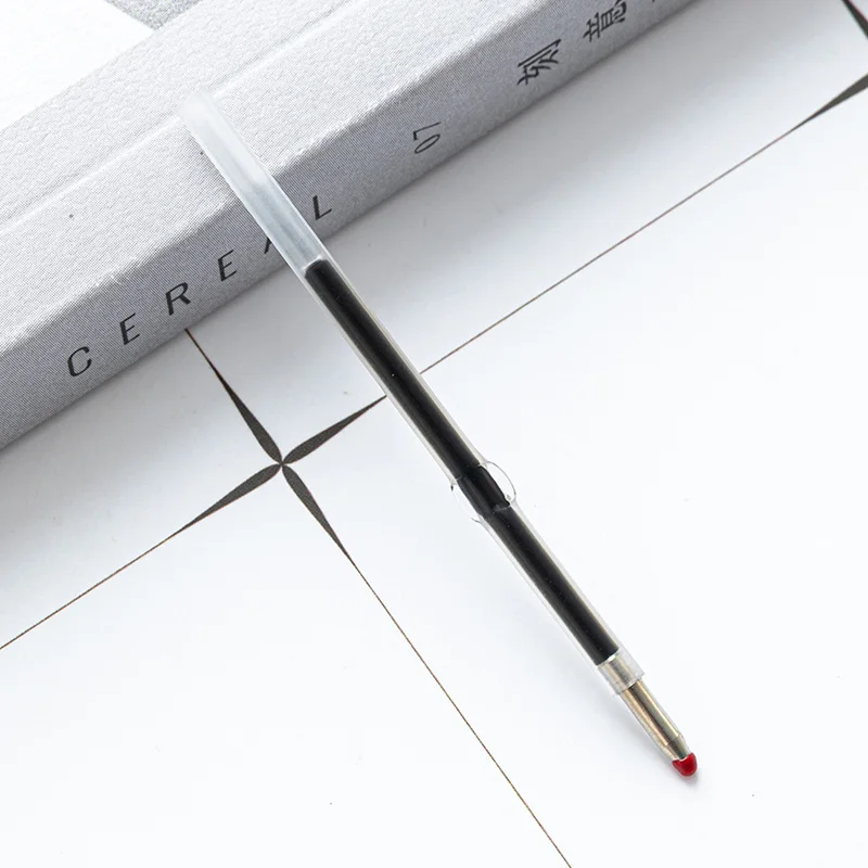 30pcs Retractable Pen Refills 0.7mm Black Ballpoint Pen Refills - Foto 2