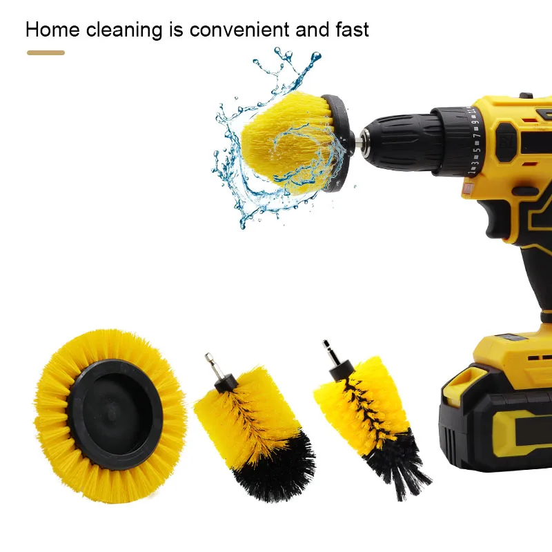 Drill Brush Scrub Pads Power Scrubber Cleaning Kit for Cleaning Pool Tile