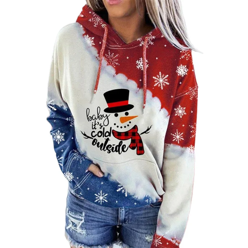 Ready To Ship Fashion Christmas Hooded 