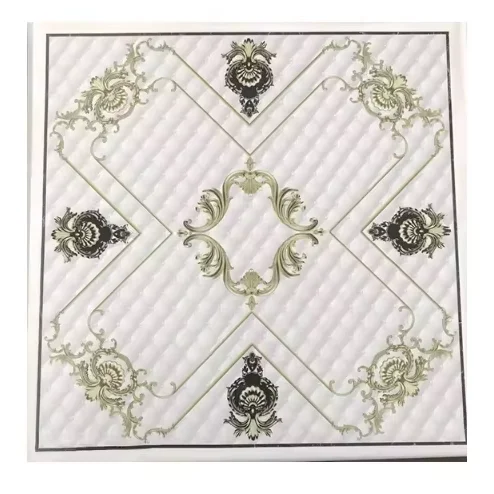 2025 Best Selling Sound Insulation Lightweight Hot Stamping PVC Ceiling PVC Sheet Panel for Ceiling