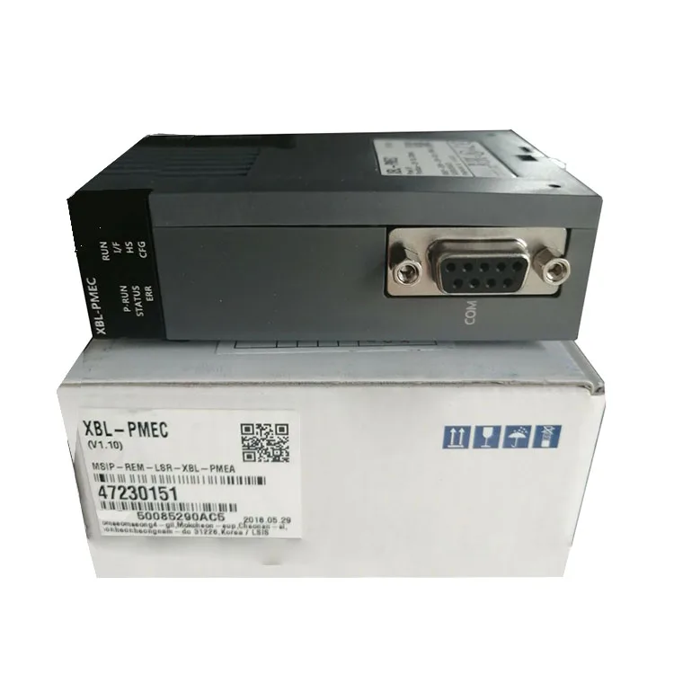 New Original XBL-PMEC XBL series PROFIBUS-DP master communication module with RS-485 interface. It enables stable network data transmission and inter-device communication for XGB/XBC PLC systems. Featuring reliable bus protocol performance