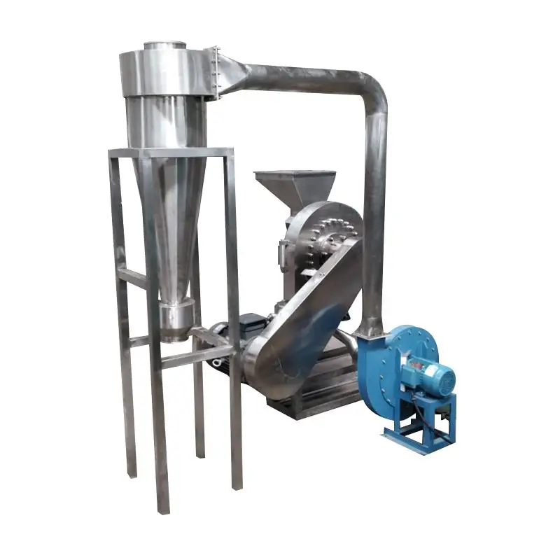 Cyclone Curcumin Crystals Foodstuff Grinder Wet Rice Corn Mill Grinding Sugar Salt Spice Powder Mill Pulverizer Milling Machine