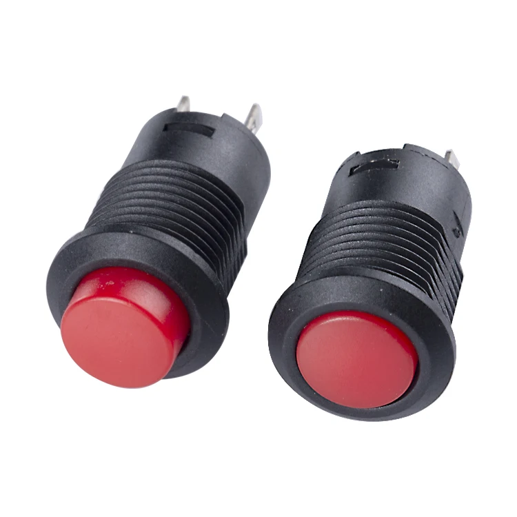 High Quality Push Button Switch 2 Positions on off Self Latching 12v Pushbutton Switch