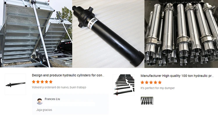 HTC Telescopic single acting cylinder for tipper truck trailer hydraulic jack hydraulic cylinder telescopic
