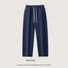 Navy Straight-leg pants