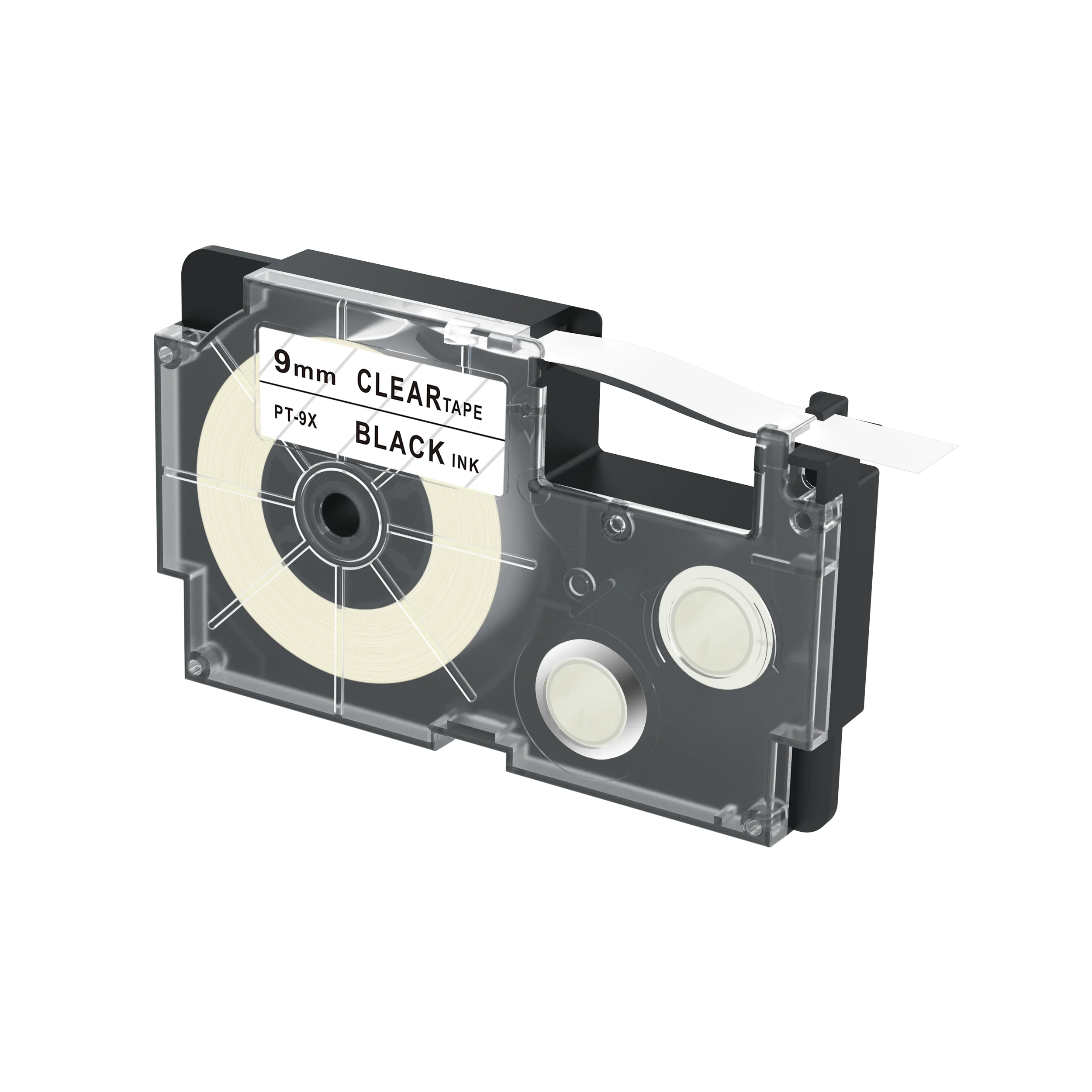 9mm Black White BYE-9WE XR-9WE Compatible Label Tape for CASIO