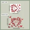Red wall sticker