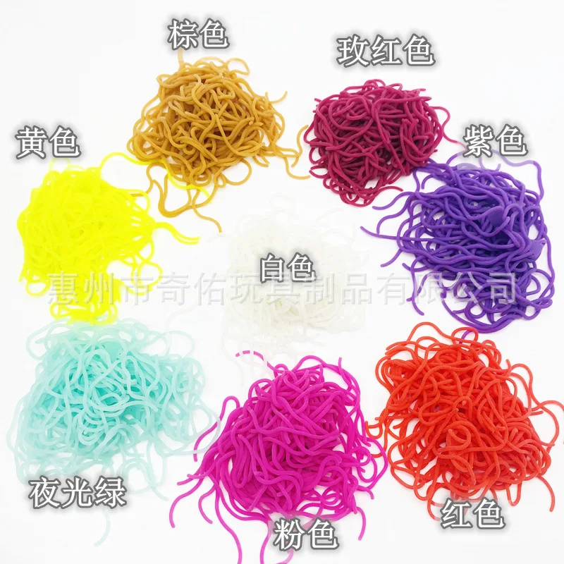 Stretchy Spaghetti Ball Fidget String Noodles Sensory Toy Pasta Fiddle Autism Stress Toy