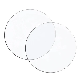 Lot De 20 Disques En Acrylique Transparent 14 Cm - Épaisseur 1/8" - Bords Polis Laser - Pour Bricolage Et Artisanat