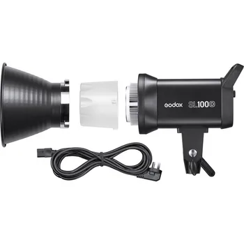 Godox SL100D SL-100D 100W 5600K White Version LCD Panel LED Video Light Continuous Output Bowens Mount Studio Light detail image