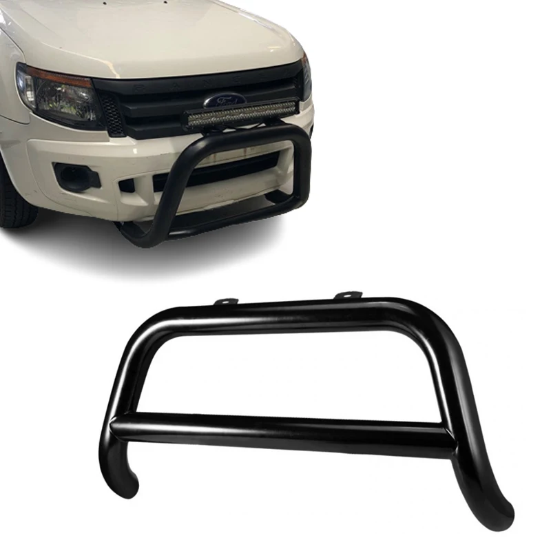 Factory Universal Customizable Black Bull Bar Nudge Bar With Led For