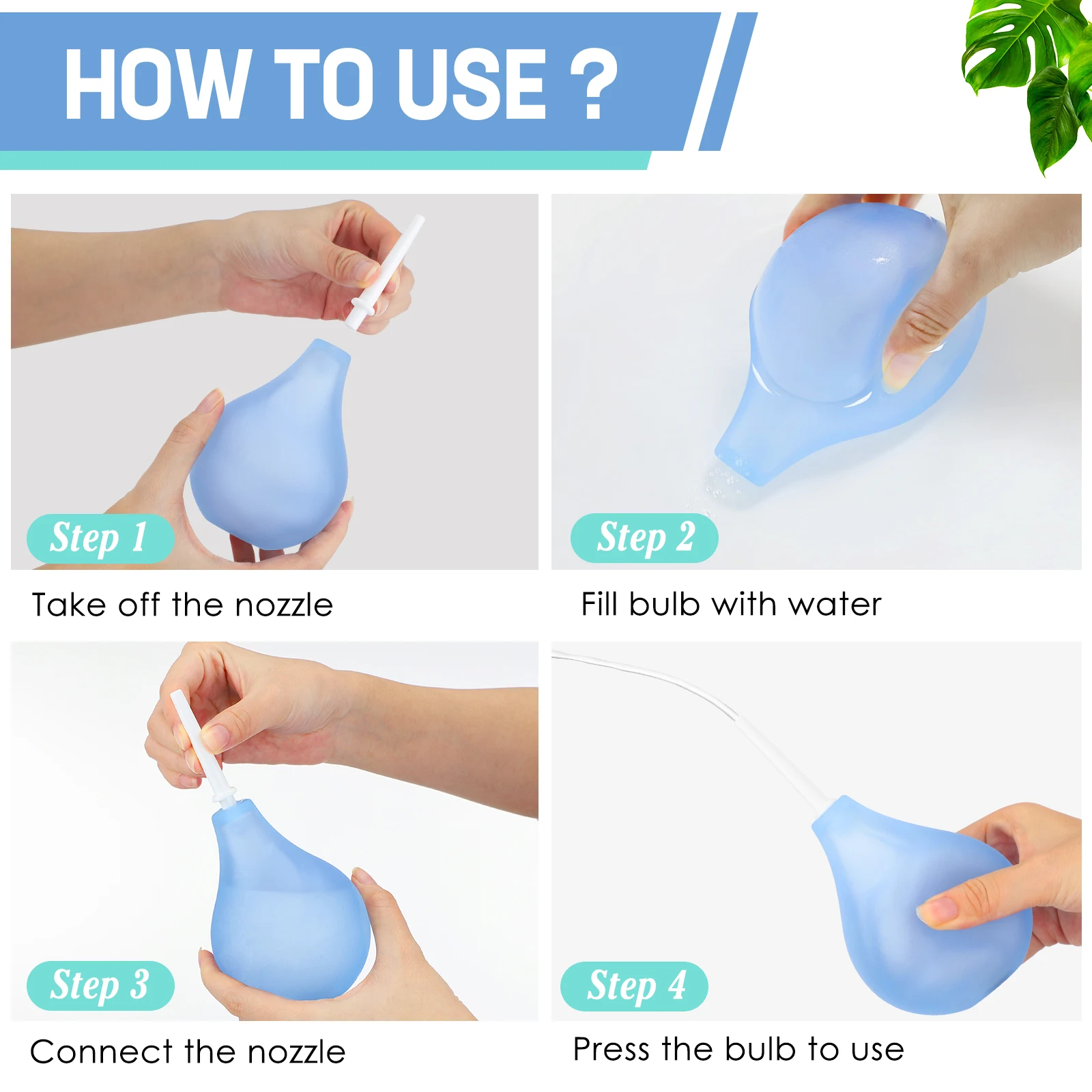 Reusable Pear Shaped Enema Rectal Shower Tools Silicone Anal Douche Enema Bulb for Anal Cleaning