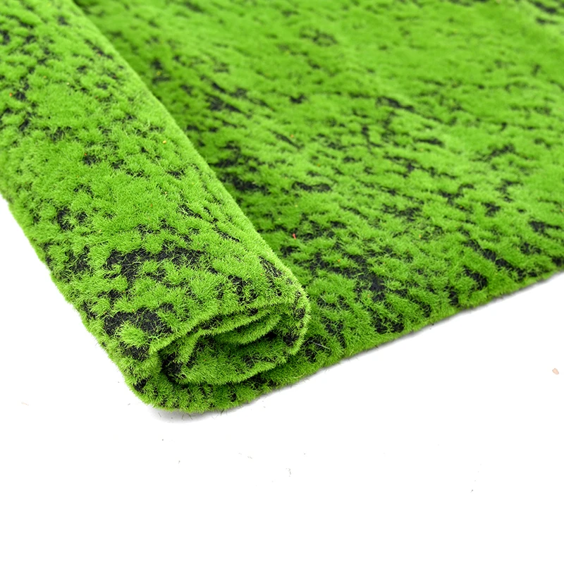wholesale simulation plant wall lawn spotted plastic moss green