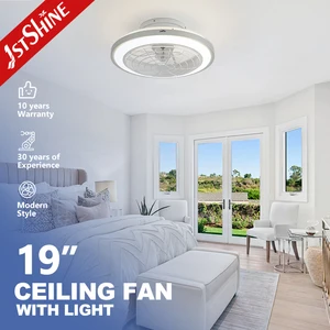 1stshine LED Ceiling Fan Starlit Fancy Lampshade Led Lighting Ceiling Fan with Hidden Blades