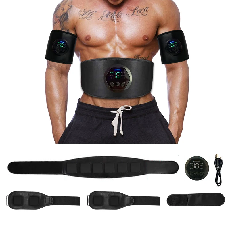Ems Sculpting Machine Belt Abdominal Ems Muscle Stimulator Slimming